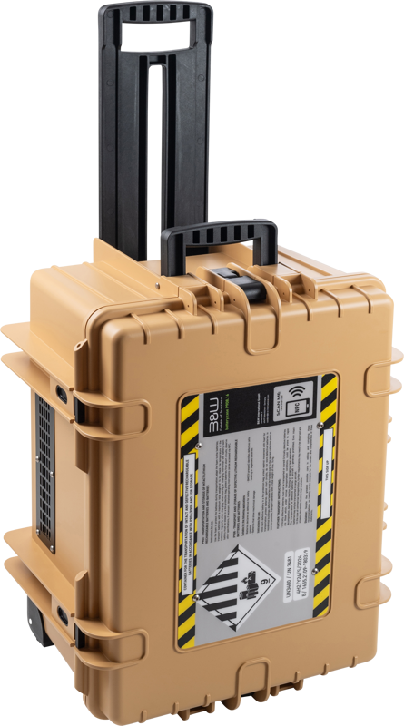 B&W Outdoor Cases BW Outdoor Battery.case 908.16. Transport & Storage of defective lithium batteries, desert tan - 3