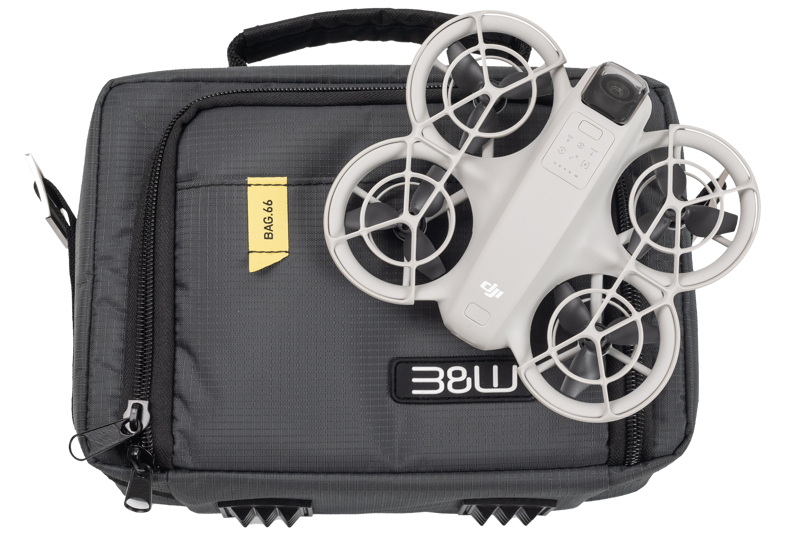 B&W Outdoor Cases BW Outdoor Drone.Bag TEX-66 Neo for DJI Neo, Grey - 4
