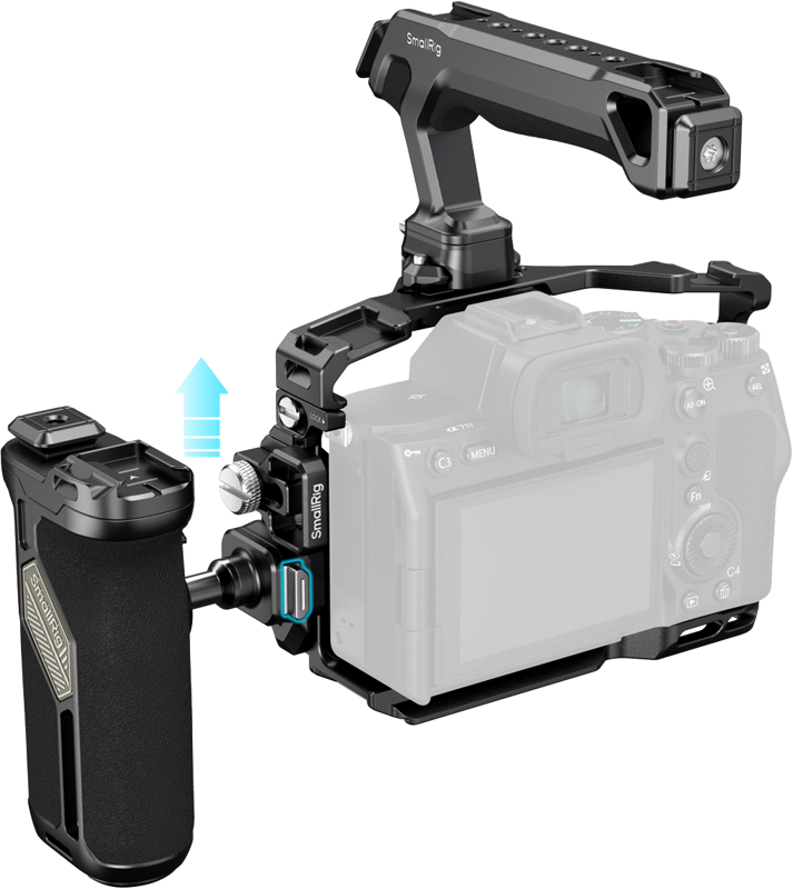 SmallRig 5599 HawkLock Cage Kit for Sony A 7R V / 7 IV / 7V / 7S III / 1 / 7R IV Advanced Edition - 7