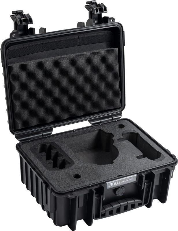 B&W Outdoor Cases BW Outdoor Cases Type 3000/PP.117 for DJI Flip, Black