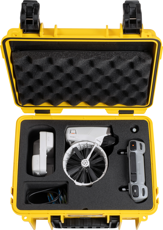 B&W Outdoor Cases BW Outdoor Cases Type 3000/PP.117 for DJI Flip, Yellow - 4