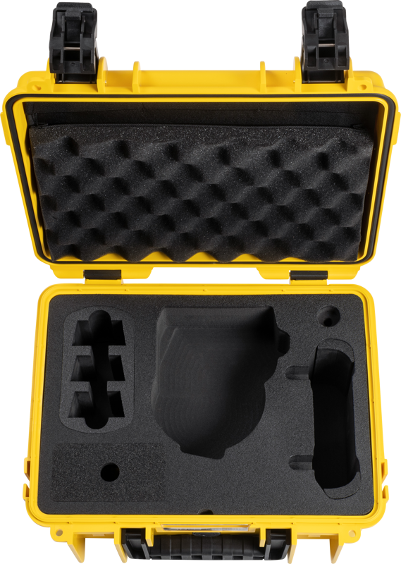 B&W Outdoor Cases BW Outdoor Cases Type 3000/PP.117 for DJI Flip, Yellow - 5