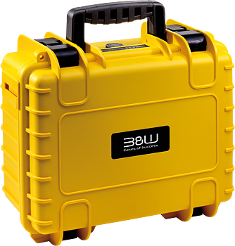 B&W Outdoor Cases BW Outdoor Cases Type 3000/PP.117 for DJI Flip, Yellow