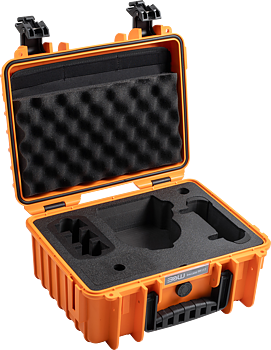 B&W Outdoor Cases BW Outdoor Cases Type 3000/PP.117 for DJI Flip, Orange