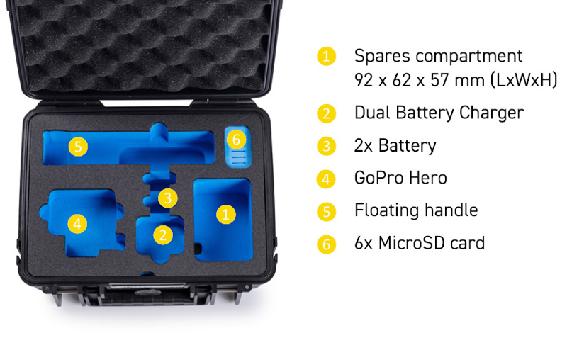 B&W Outdoor Cases BW Outdoor Action Case Type PP.41 I for GoPro HERO 13 (fits GoPro 9-13), black - 4