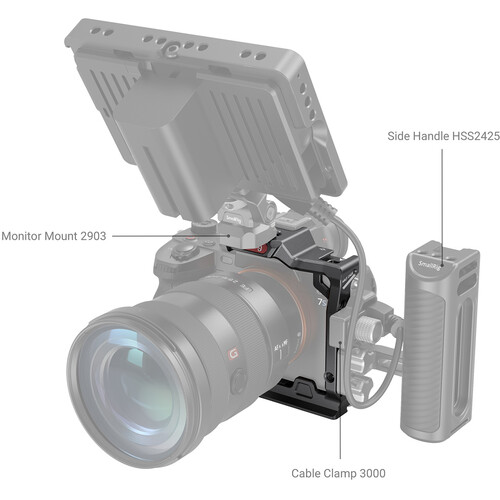 SmallRig Camera Half Cage for Sony a7S III - 4