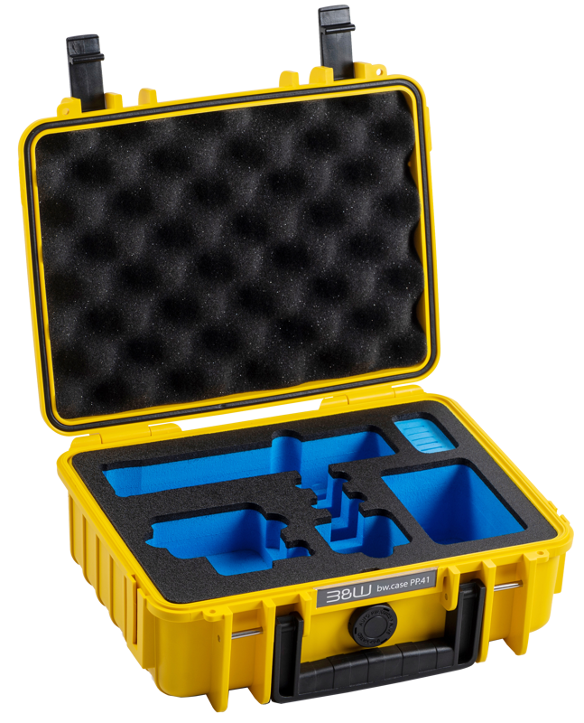B&W Outdoor Cases BW Outdoor Action Case Type PP.41 I for GoPro HERO 13 (fits GoPro 9-13), yellow