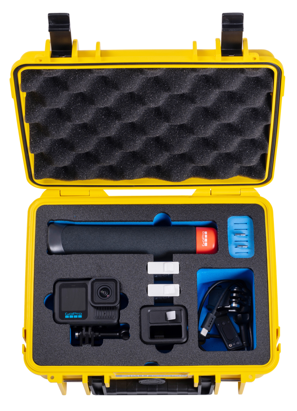 B&W Outdoor Cases BW Outdoor Action Case Type PP.41 I for GoPro HERO 13 (fits GoPro 9-13), yellow - 2
