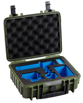 B&W Outdoor Cases BW Outdoor Action Case Type PP.41 I for GoPro HERO 13 (fits GoPro 9-13), bronze green