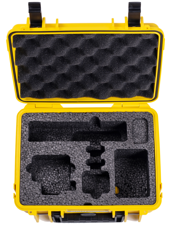 B&W Outdoor Cases BW Outdoor Action Case Type PP.41 I for GoPro HERO 13AP (fits GoPro 9-13AP), yellow – för filmskapare - 3