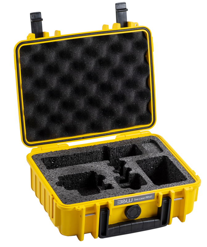B&W Outdoor Cases BW Outdoor Action Case Type PP.41 I for GoPro HERO 13AP (fits GoPro 9-13AP), yellow – för filmskapare