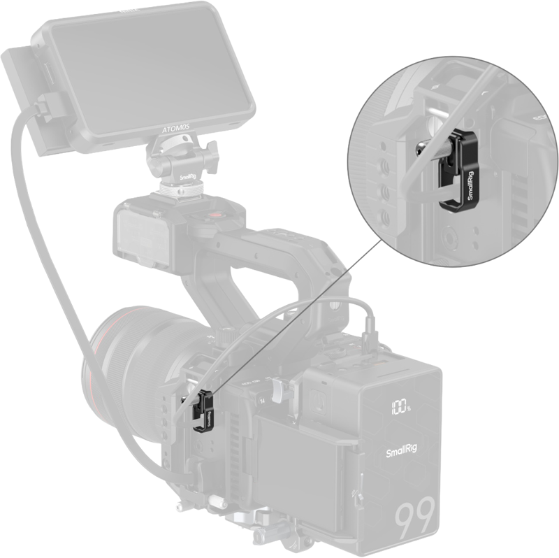 SmallRig 5660 USB-C Cable Clamp for Cages for Canon EOS C50 - 4