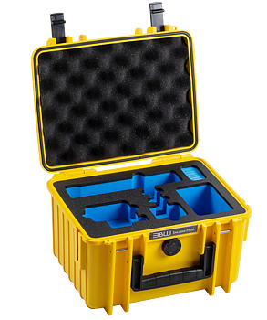 B&W Outdoor Cases BW Outdoor Action Case Type PP.66 I for GoPro HERO 13 (fits GoPro 9-13), yellow