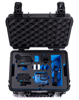 B&W Outdoor Cases BW Outdoor Action Case Type PP.117 I for GoPro HERO 13 (fits GoPro 9-13), black