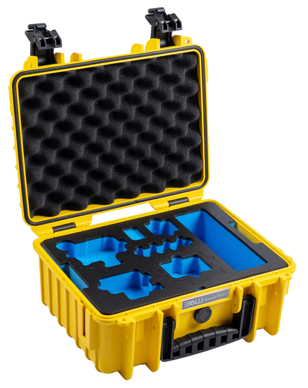 B&W Outdoor Cases BW Outdoor Action Case Type PP.117 I for GoPro HERO 13 (fits GoPro 9-13), yellow