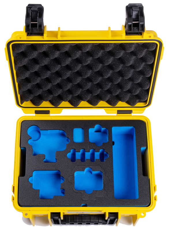 B&W Outdoor Cases BW Outdoor Action Case Type PP.117 I for GoPro HERO 13 (fits GoPro 9-13), yellow - 3
