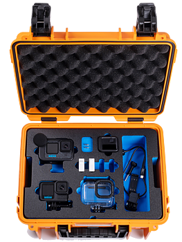 B&W Outdoor Cases BW Outdoor Action Case Type PP.117 I for GoPro HERO 13 (fits GoPro 9-13), orange