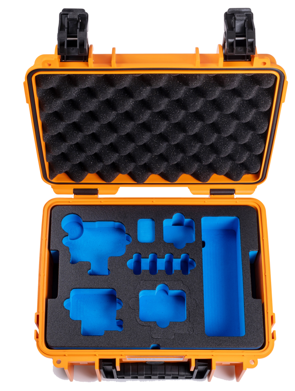B&W Outdoor Cases BW Outdoor Action Case Type PP.117 I for GoPro HERO 13 (fits GoPro 9-13), orange – för filmskapare - 3