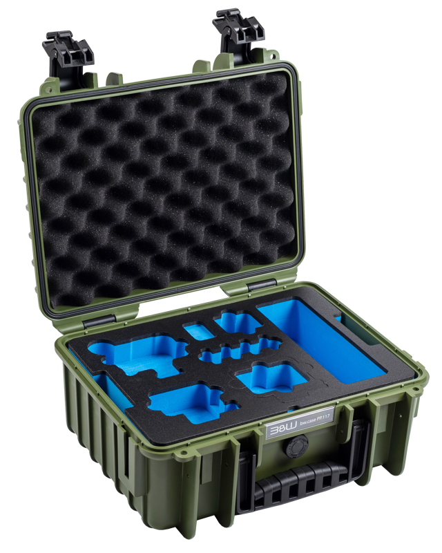 B&W Outdoor Cases BW Outdoor Action Case Type PP.117 I for GoPro HERO 13 (fits GoPro 9-13), bronze green