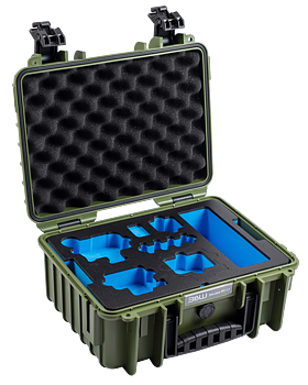 B&W Outdoor Cases BW Outdoor Action Case Type PP.117 I for GoPro HERO 13 (fits GoPro 9-13), bronze green