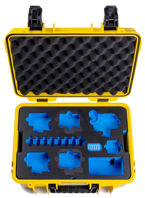 B&W Outdoor Cases BW Outdoor Action Case Type PP.166 I for GoPro HERO 13 (fits GoPro 9-13), yellow - 3