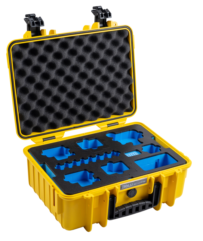 B&W Outdoor Cases BW Outdoor Action Case Type PP.166 I for GoPro HERO 13 (fits GoPro 9-13), yellow