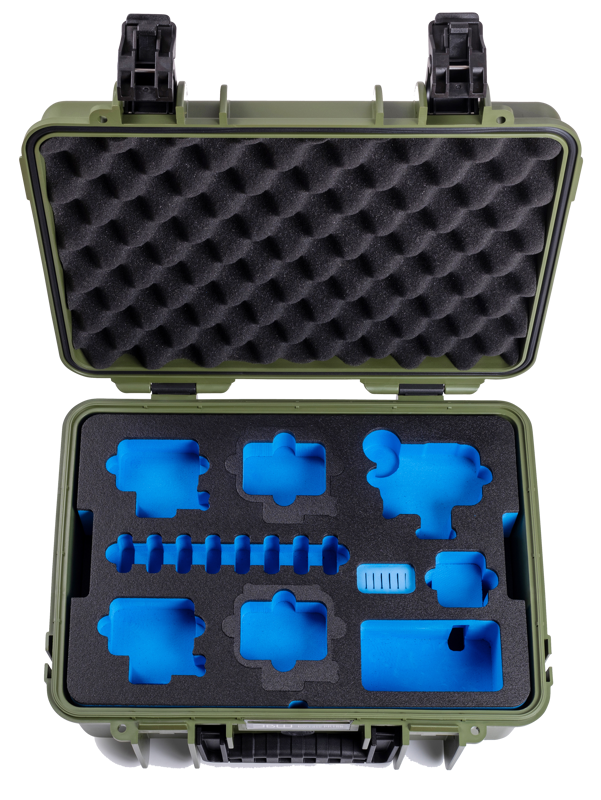 B&W Outdoor Cases BW Outdoor Action Case Type PP.166 I for GoPro HERO 13 (fits GoPro 9-13), bronze green - 3