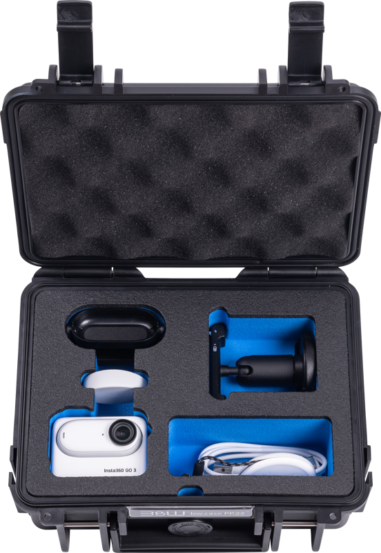 B&W Outdoor Cases BW Outdoor Action Case Type PP.23. for Insta360 GO3/GO3S, black - 4