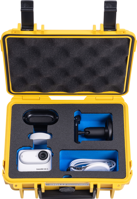 B&W Outdoor Cases BW Outdoor Action Case Type PP.23. for Insta360 GO3/GO3S, yellow - 4