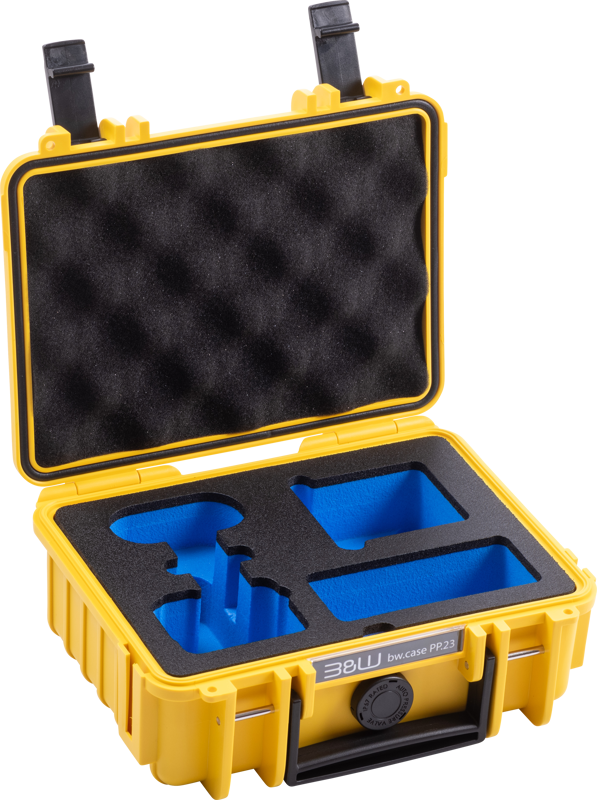 B&W Outdoor Cases BW Outdoor Action Case Type PP.23. for Insta360 GO3/GO3S, yellow