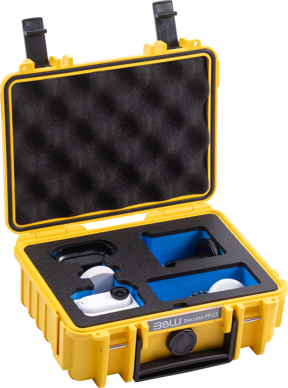 B&W Outdoor Cases BW Outdoor Action Case Type PP.23. for Insta360 GO3/GO3S, yellow - 3