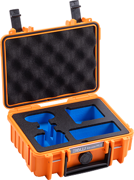 B&W Outdoor Cases BW Outdoor Action Case Type PP.23. for Insta360 GO3/GO3S, orange