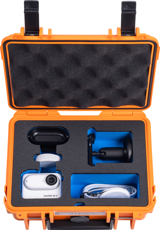 B&W Outdoor Cases BW Outdoor Action Case Type PP.23. for Insta360 GO3/GO3S, orange - 4