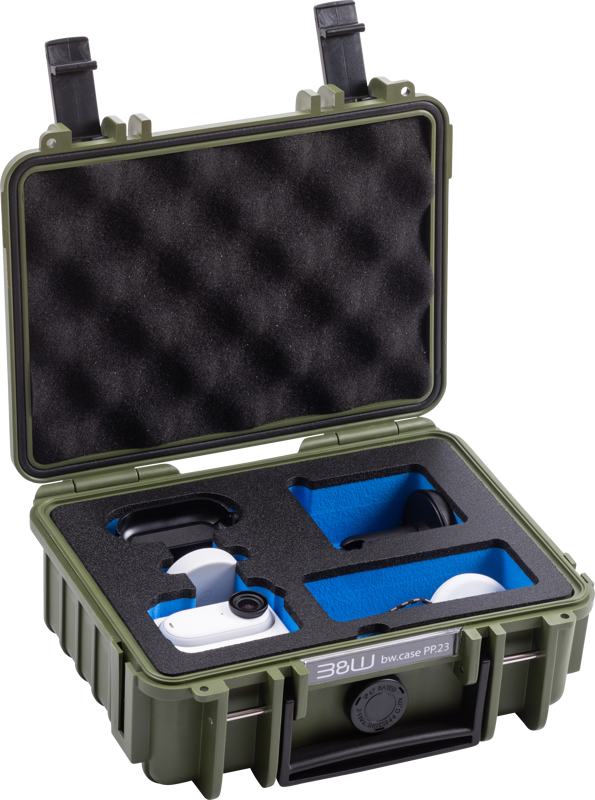B&W Outdoor Cases BW Outdoor Action Case Type PP.23. for Insta360 GO3/GO3S, bronze green - 3