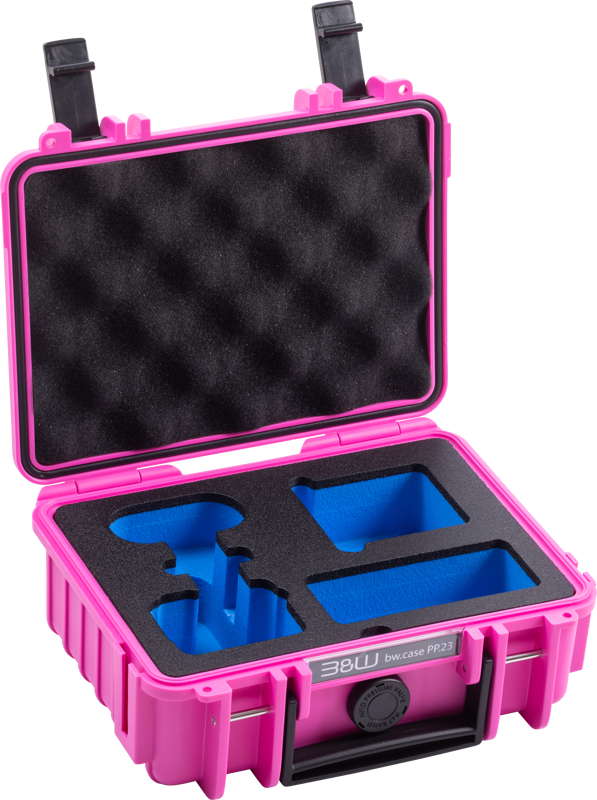 B&W Outdoor Cases BW Outdoor Action Case Type PP.23. for Insta360 GO3/GO3S, pink