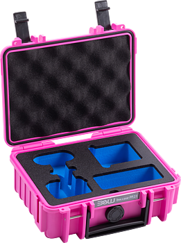 B&W Outdoor Cases BW Outdoor Action Case Type PP.23. for Insta360 GO3/GO3S, pink