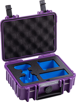 B&W Outdoor Cases BW Outdoor Action Case Type PP.23. for Insta360 GO3/GO3S, purple