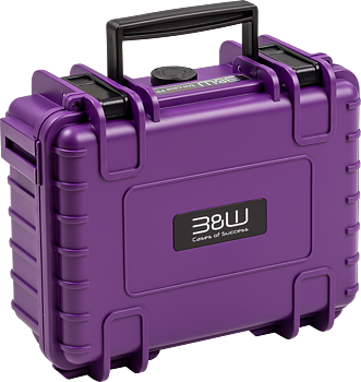 B&W Outdoor Cases BW Outdoor Action Case Type PP.23. for Insta360 GO3/GO3S, purple