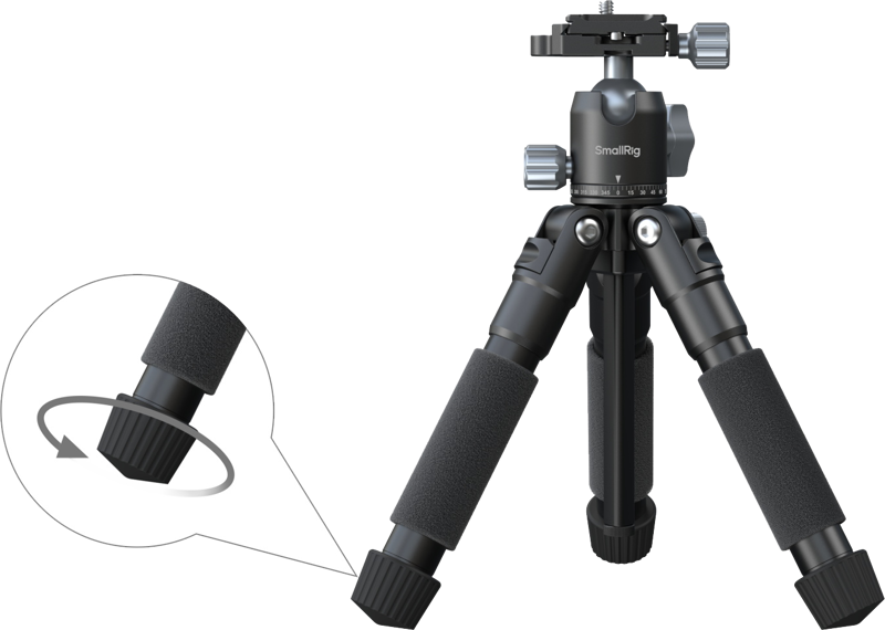 SmallRig 5470 VT-20Pro Portable Desktop Tripod – för filmskapare - 2