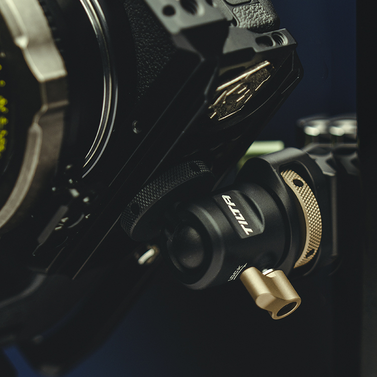 Tilta Mini Ball Head Mount (1/4"-20 with Locating Pins) - Black - 3