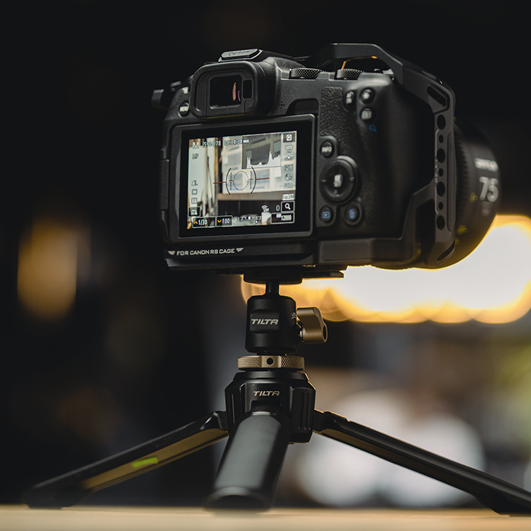 Tilta Mini Ball Head Mount (1/4"-20 with Locating Pins) - Black - 4