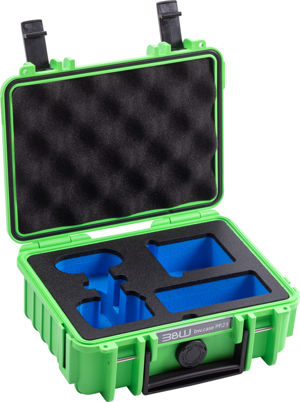 B&W Outdoor Cases BW Outdoor Action Case Type PP.23. for Insta360 GO3/GO3S, green