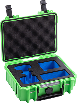B&W Outdoor Cases BW Outdoor Action Case Type PP.23. for Insta360 GO3/GO3S, green