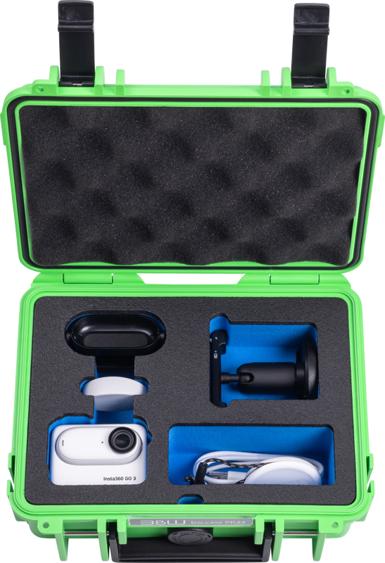 B&W Outdoor Cases BW Outdoor Action Case Type PP.23. for Insta360 GO3/GO3S, green - 4