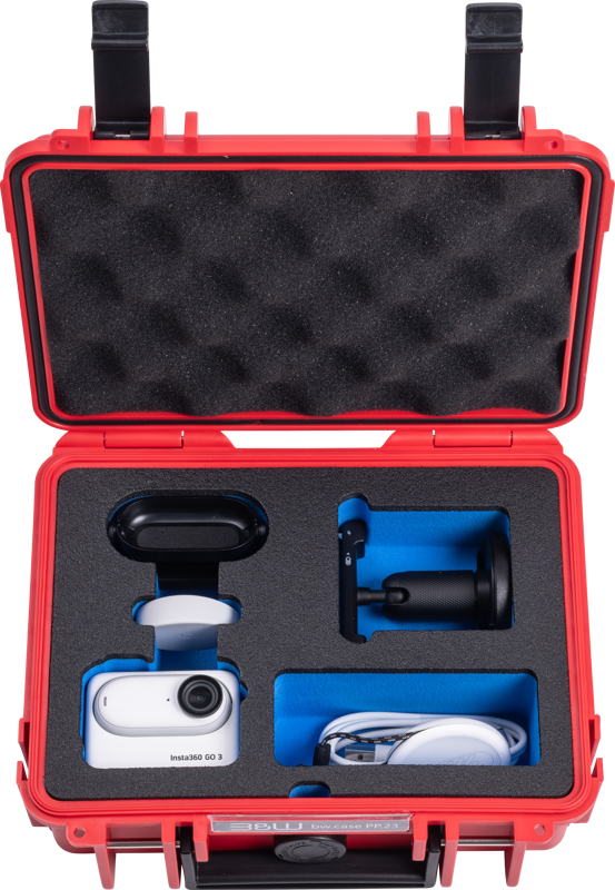 B&W Outdoor Cases BW Outdoor Action Case Type PP.23. for Insta360 GO3/GO3S, red - 4