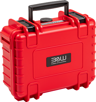 B&W Outdoor Cases BW Outdoor Action Case Type PP.23. for Insta360 GO3/GO3S, red