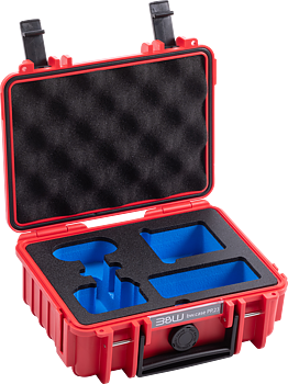 B&W Outdoor Cases BW Outdoor Action Case Type PP.23. for Insta360 GO3/GO3S, red