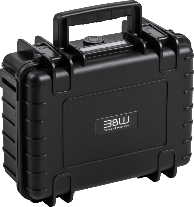 B&W Outdoor Cases BW Outdoor Case Type 1000 for Insta360 X4 / Insta360 X5, black - 5