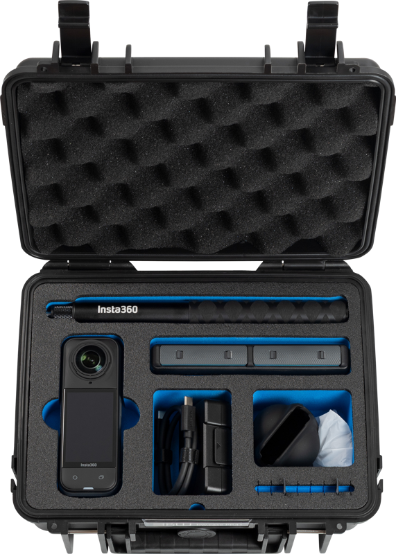 B&W Outdoor Cases BW Outdoor Case Type 1000 for Insta360 X4 / Insta360 X5, black - 4