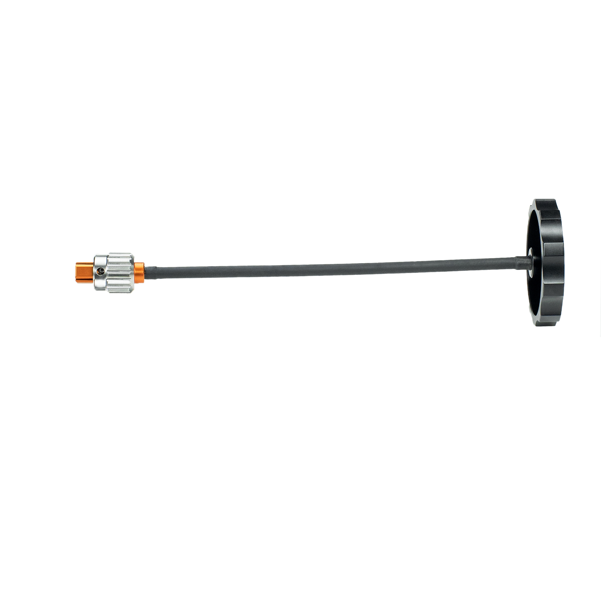 Bright Tangerine 10.6"/27cm Flexible Follow Focus Whip with Knob - 4